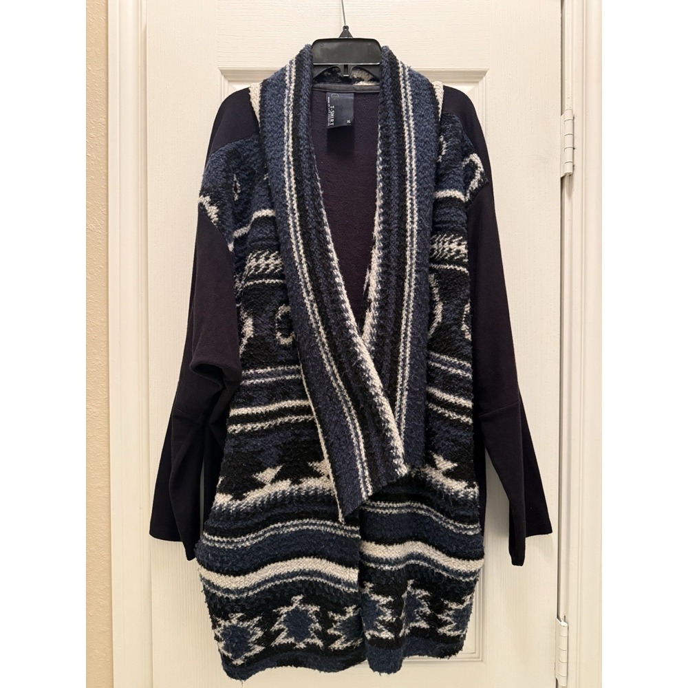 Dolan Made In LA T-Shirt Sweater Cardigan Shawl Native Design Sz‎ XL